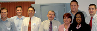 The southern African team of APC-MGE are (from left – front row) Jonathan Duncan, Werner Henning, Rodney Callaghan, Neill Schreiber, Charmaine Human, Meleshni Govender; (from left – back row) Marius Botha, Shane Rowan